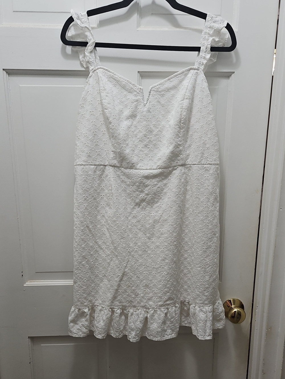 wild fable White Eyelet DRESS XL